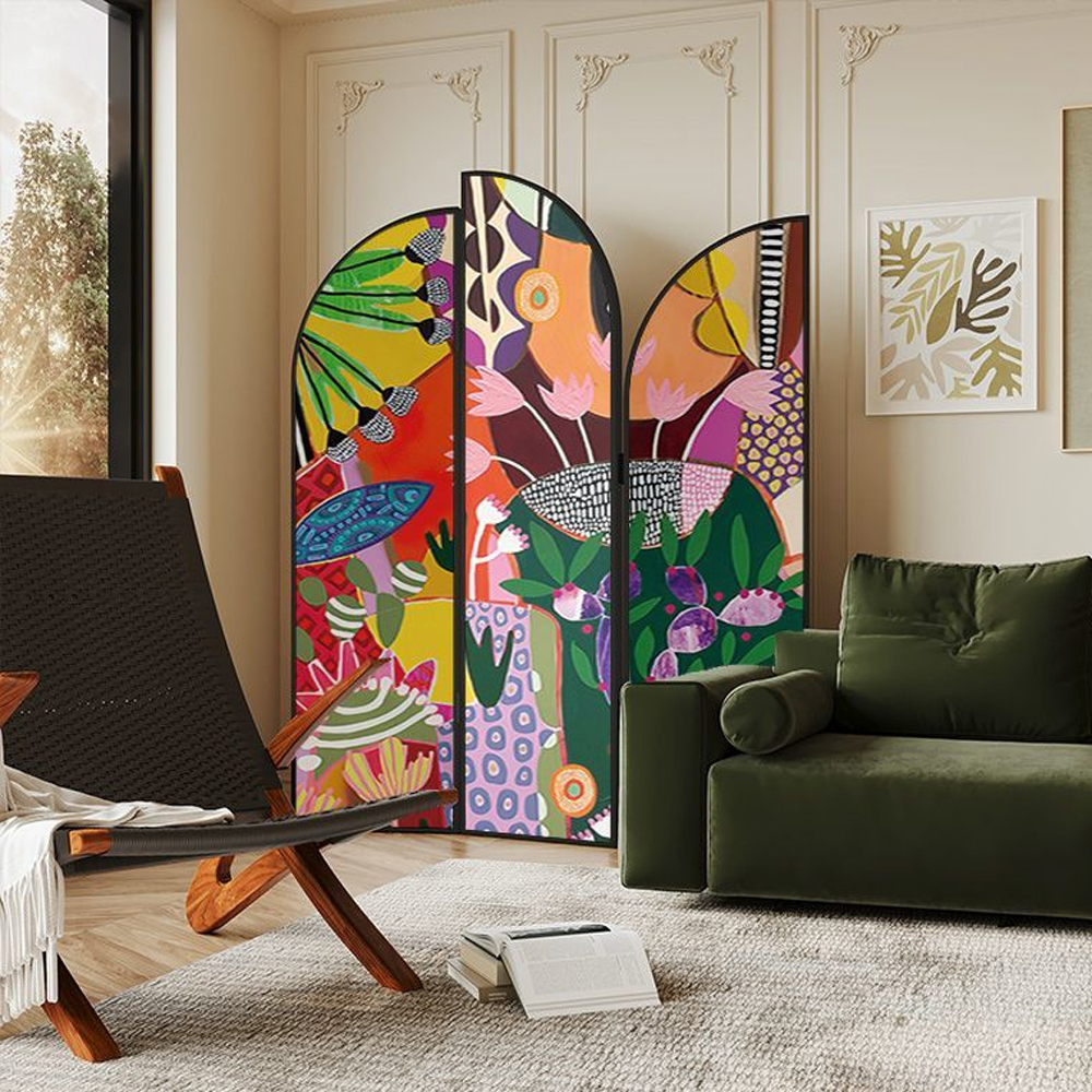 Ширма цветочный принт Colored Partition
