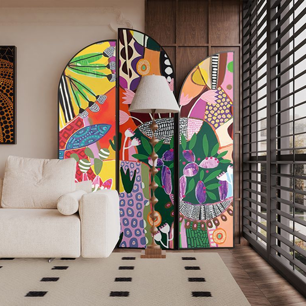 Ширма цветочный принт Colored Partition