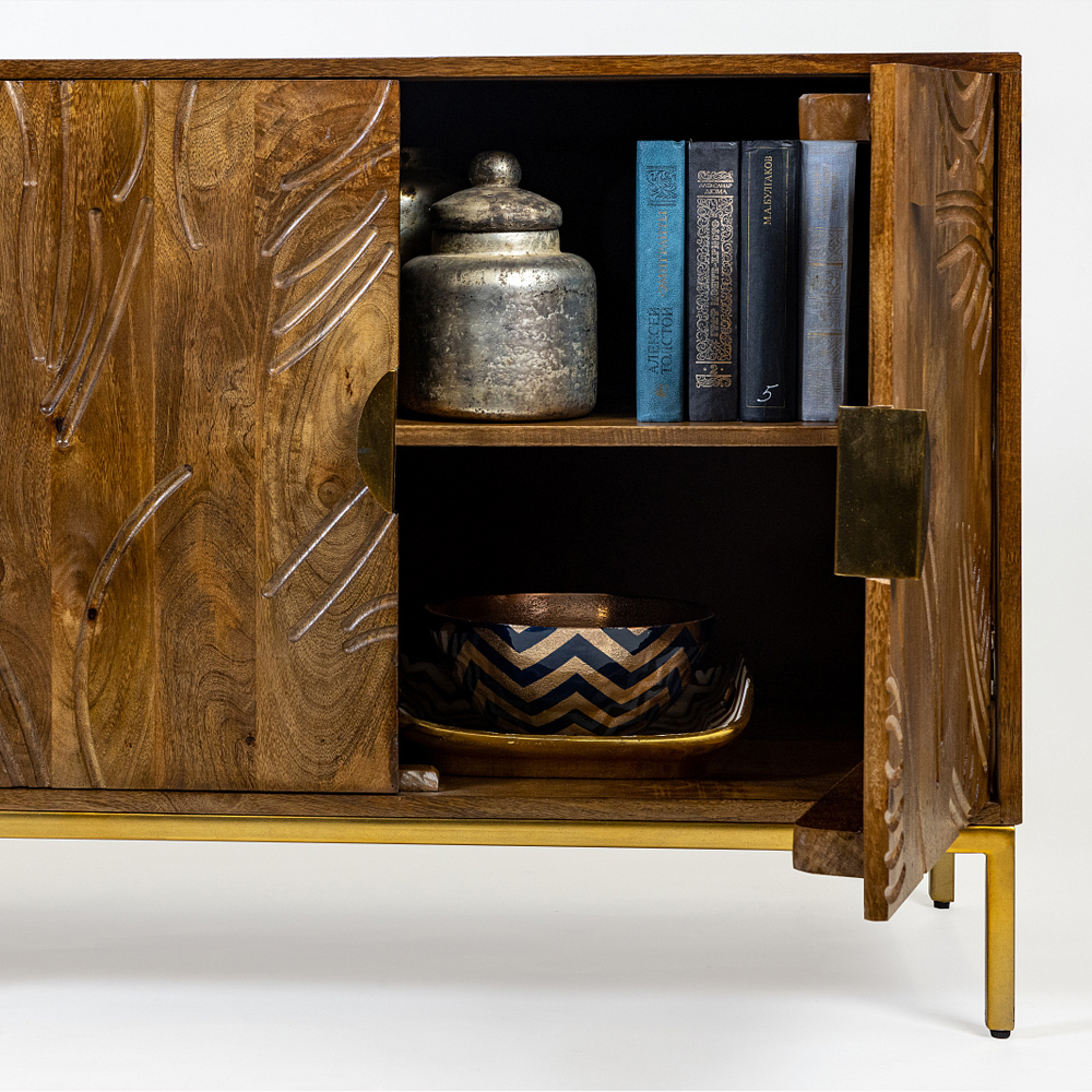 Широкая тумба с фактурным фасадом Termite