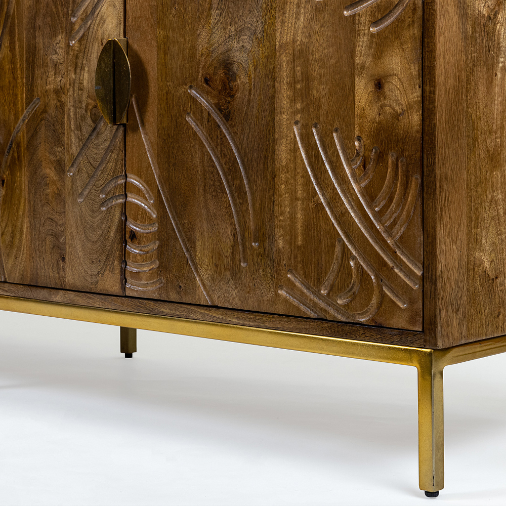 Широкая тумба с фактурным фасадом Termite