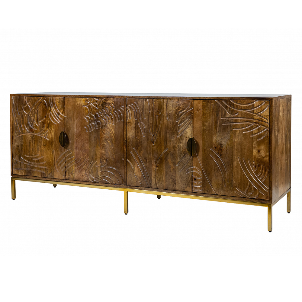 Широкая тумба с фактурным фасадом Termite