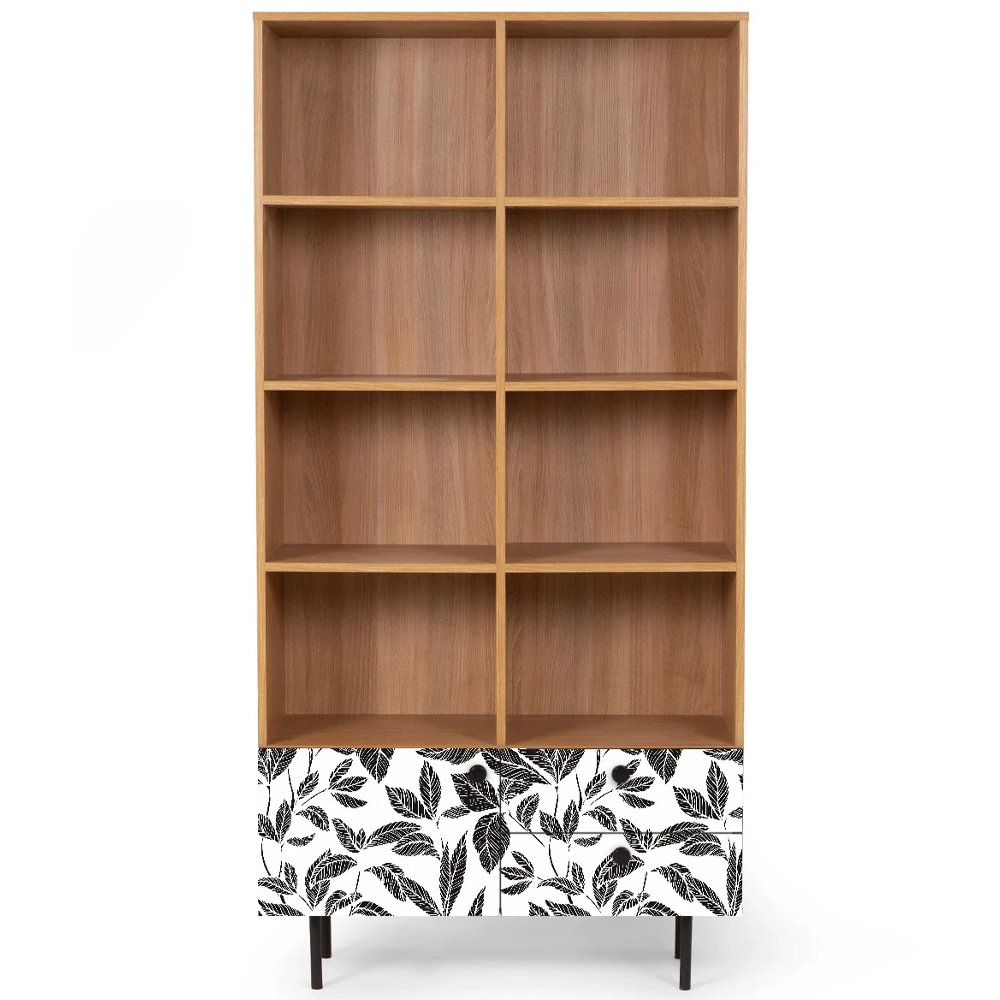 Широкий стеллаж с принтом Elise Rack