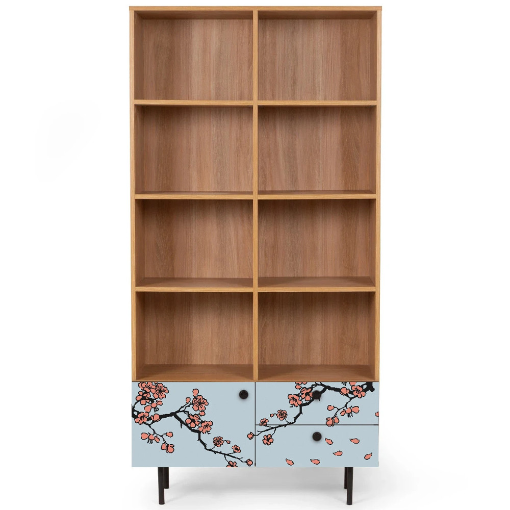 Широкий стеллаж с принтом Elise Rack