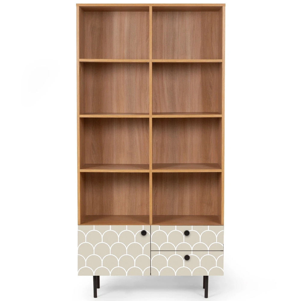 Широкий стеллаж с принтом Elise Rack