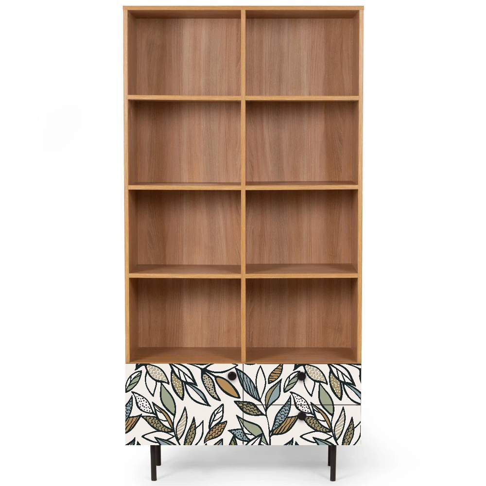 Широкий стеллаж с принтом Elise Rack