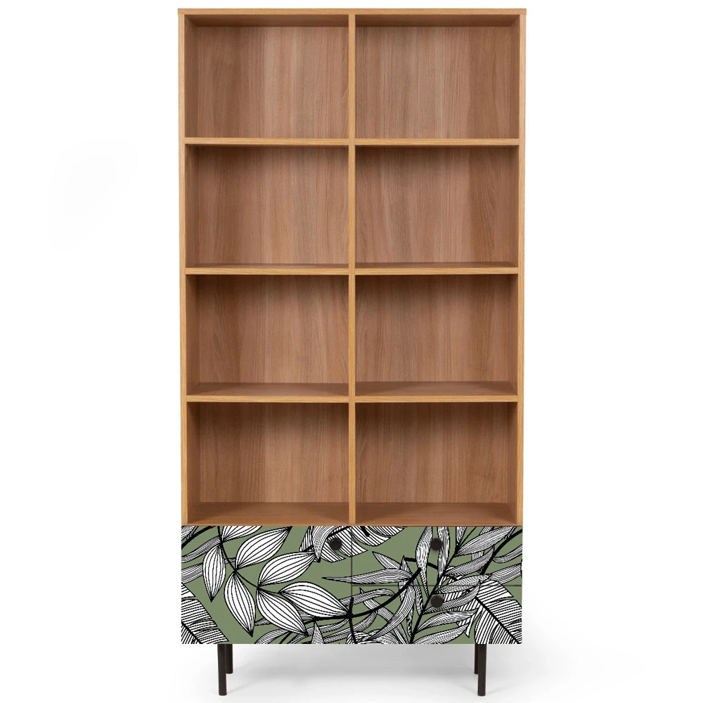 Широкий стеллаж с принтом Elise Rack