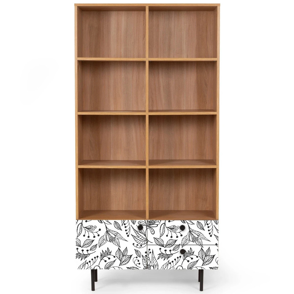 Широкий стеллаж с принтом Elise Rack