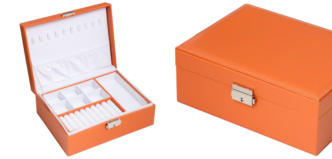 Шкатулка Auburn Jewerly Organizer Box orange