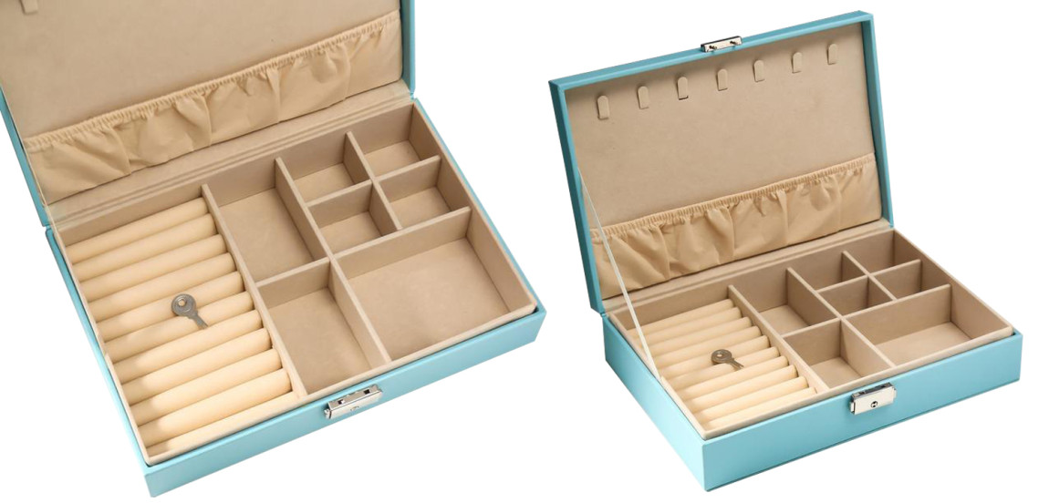 Шкатулка Azurine Jewerly Organizer Box light blue