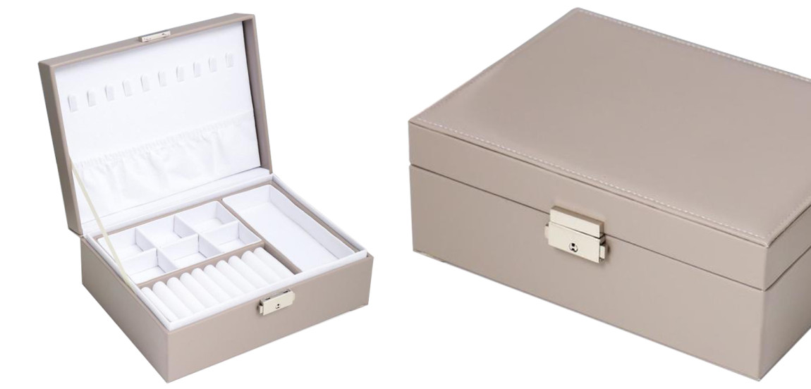 Шкатулка Blanford Jewerly Organizer Box gray beige