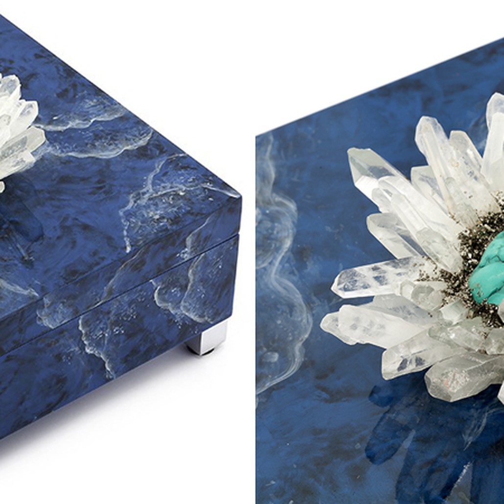 Шкатулка BOX KRIZIA BLUE SQ
