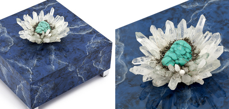 Шкатулка BOX KRIZIA BLUE SQ