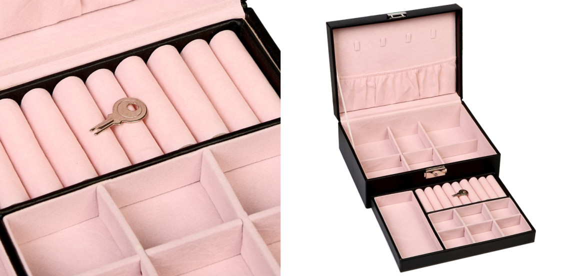 Шкатулка Brangwen Jewerly Organizer Box black