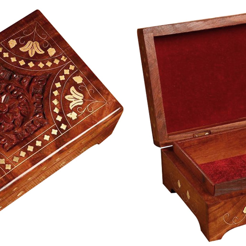 Шкатулка Fulari Indian Inlay Box