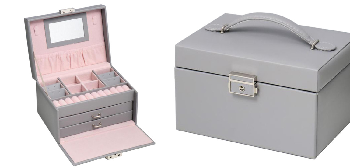 Шкатулка Graham Jewerly Organizer Box gray