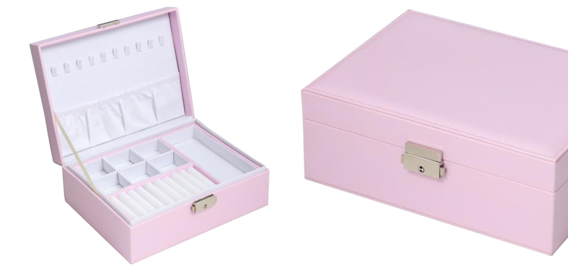 Шкатулка Gulizar Jewerly Organizer Box pink