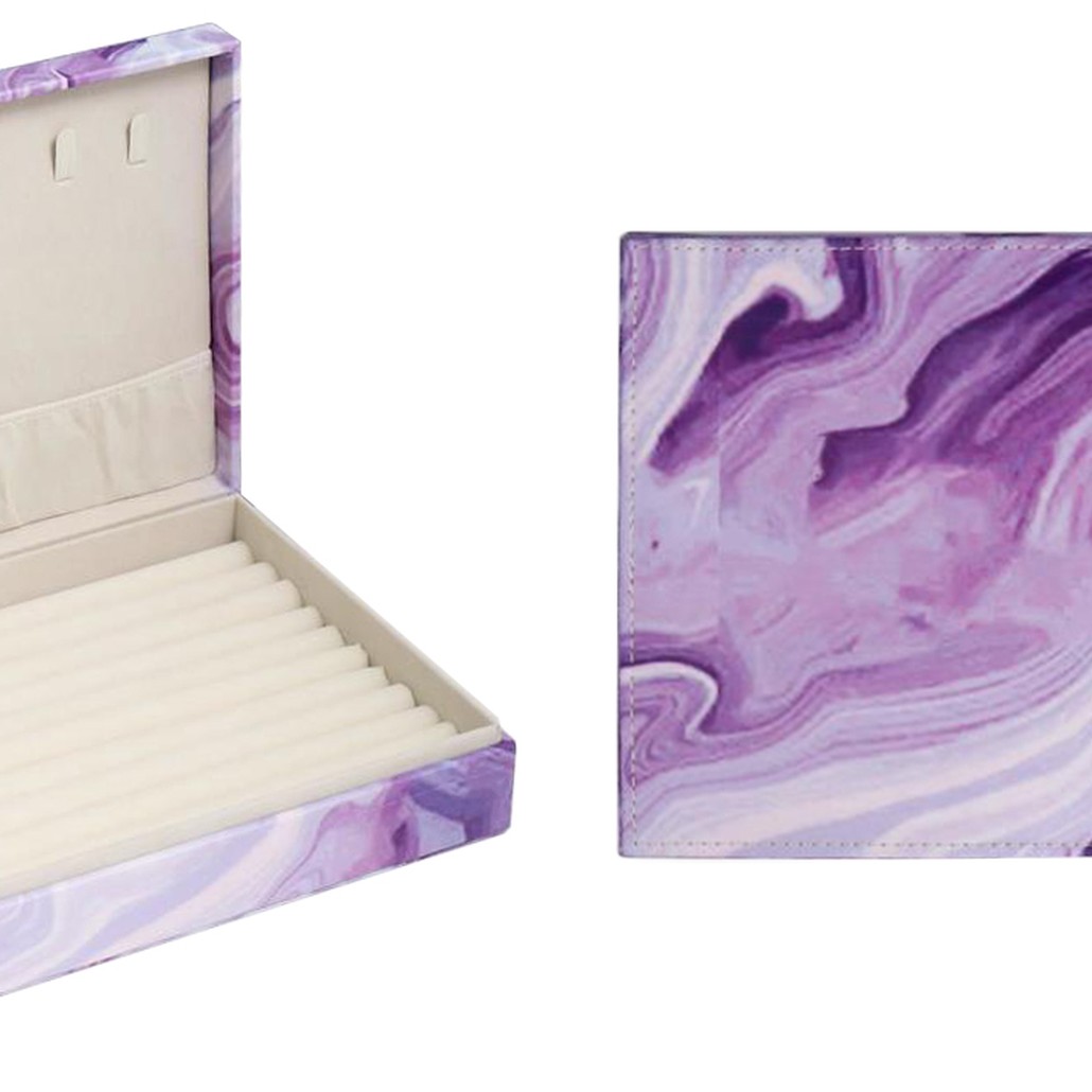 Шкатулка Marble Pattern Box violet