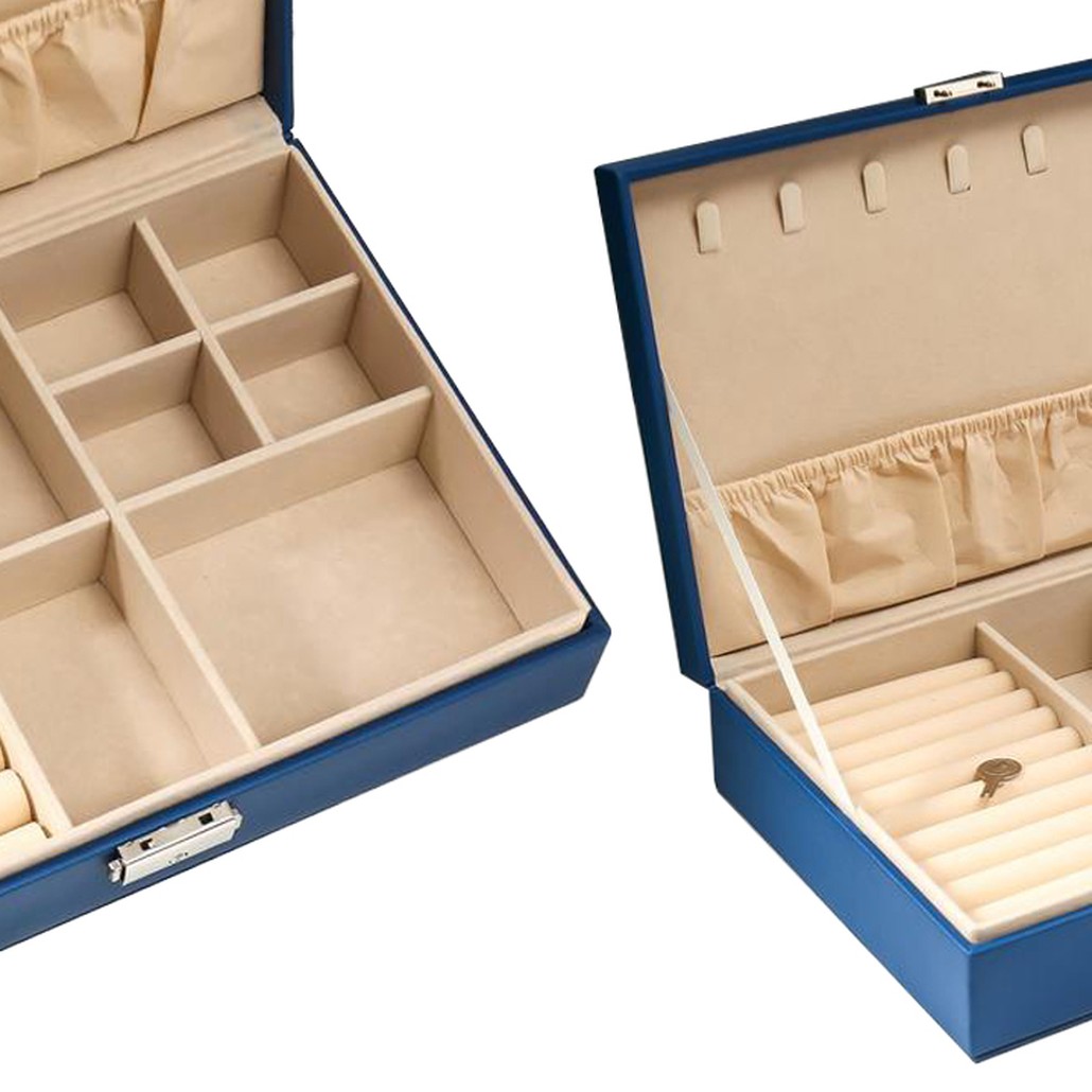 Шкатулка Mazarine Jewerly Organizer Box blue