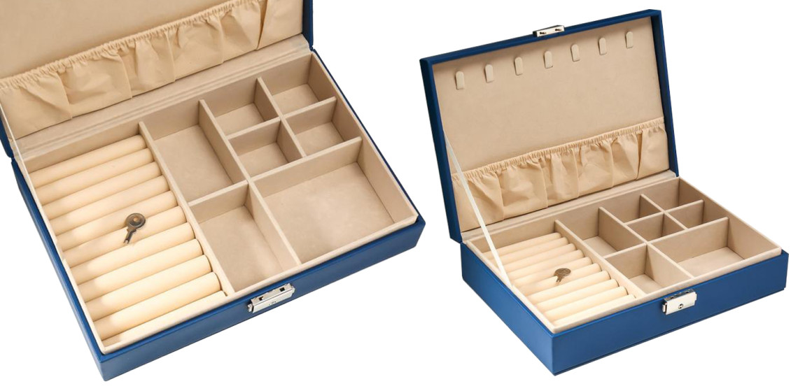 Шкатулка Mazarine Jewerly Organizer Box blue