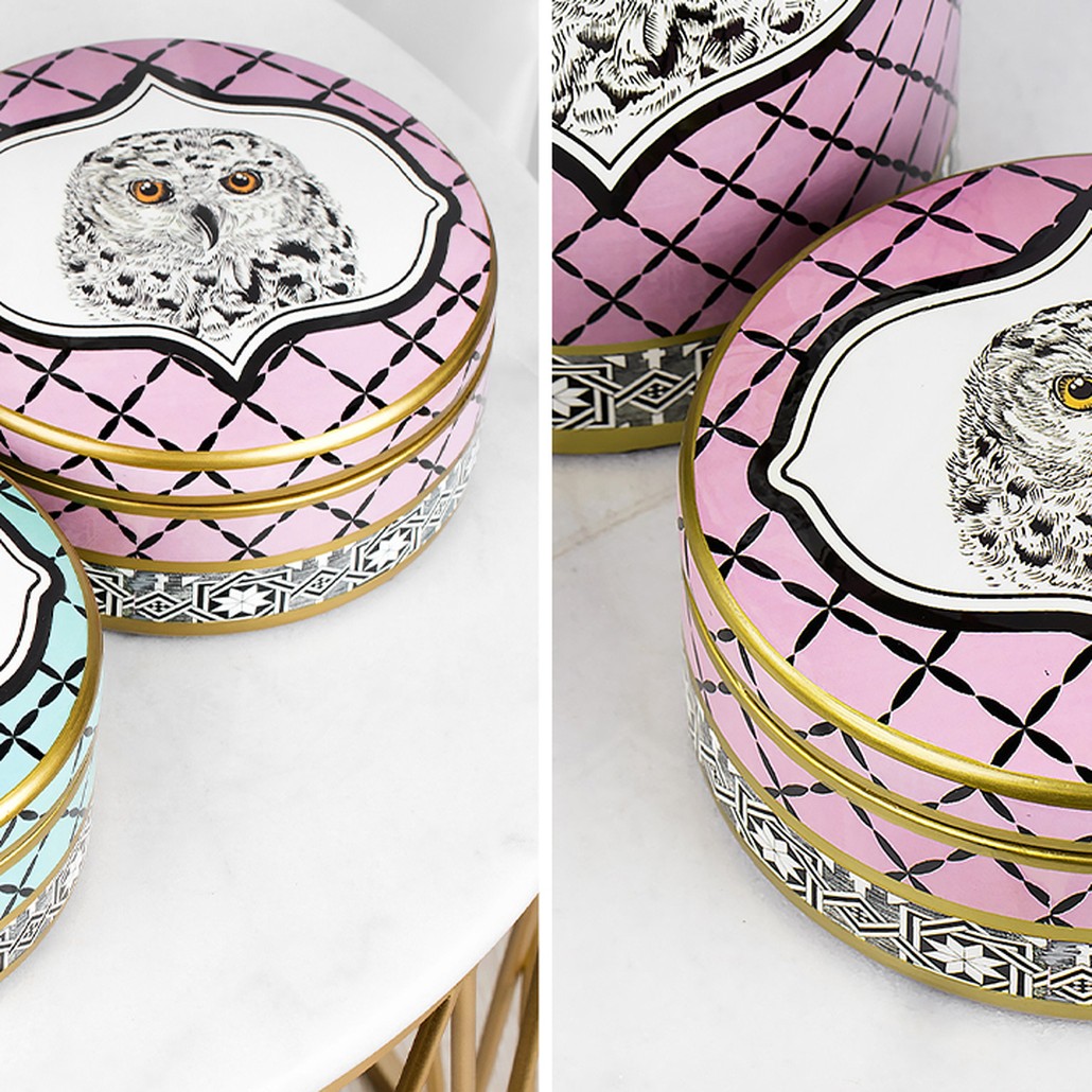 Шкатулка Owl Collection Pink Box
