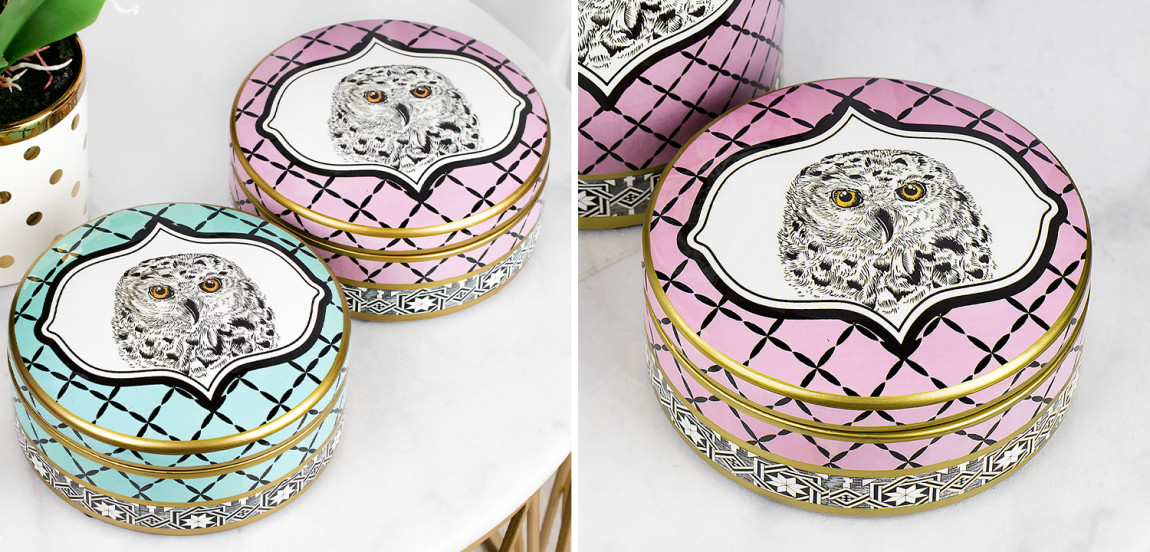 Шкатулка Owl Collection Pink Box