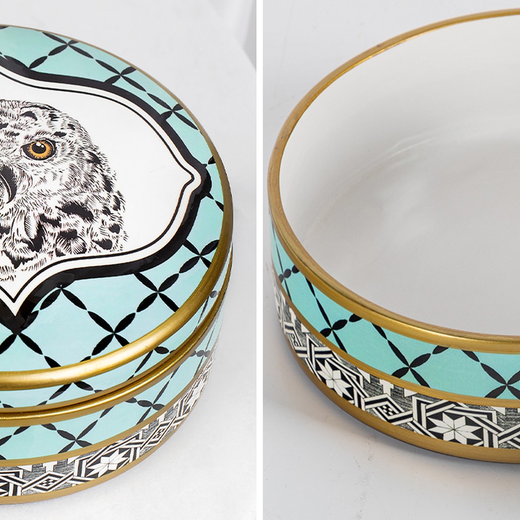 Шкатулка Owl Collection Turquoise Box