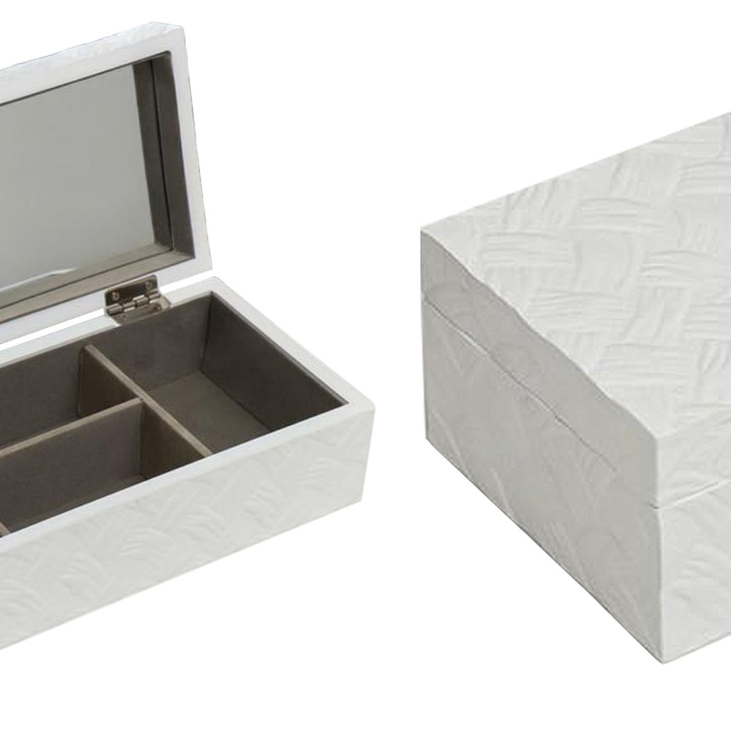 Шкатулка Weawing Wood White Box