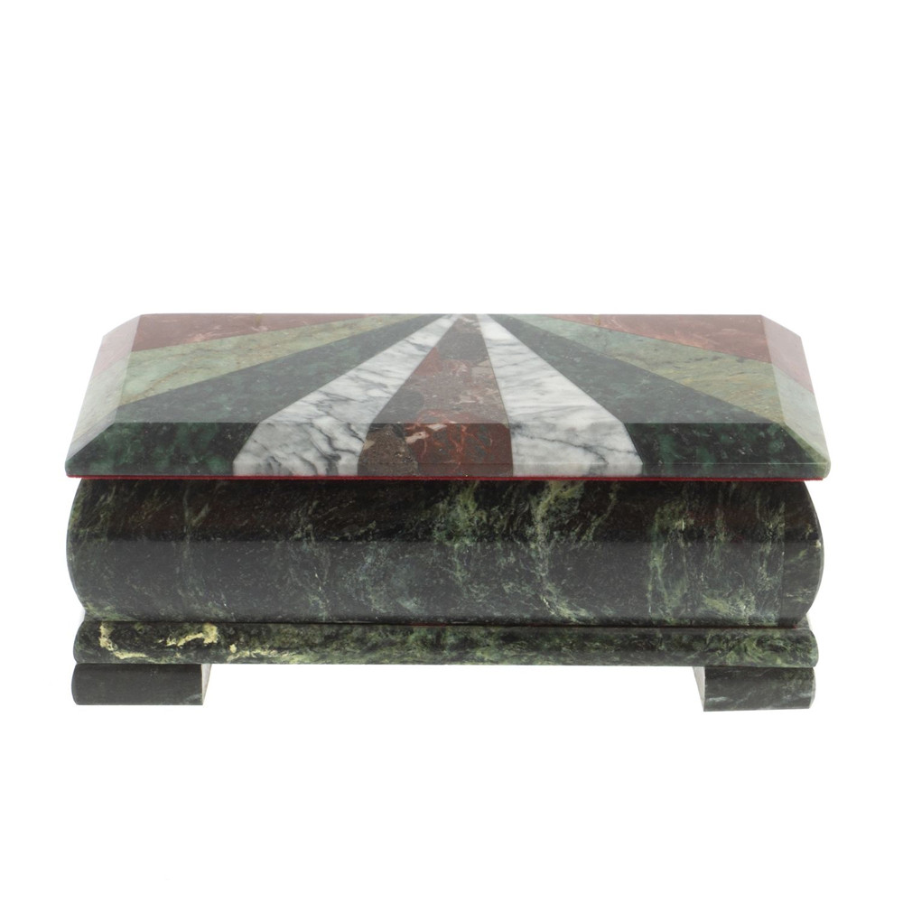 Шкатулка для денег с мозаикой из натуральных камней Stone Casket