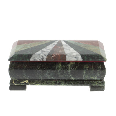 Шкатулка для денег с мозаикой из натуральных камней Stone Casket