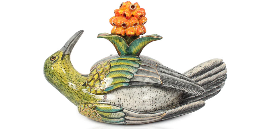 Шкатулка Птичка Sunbird Foral Box