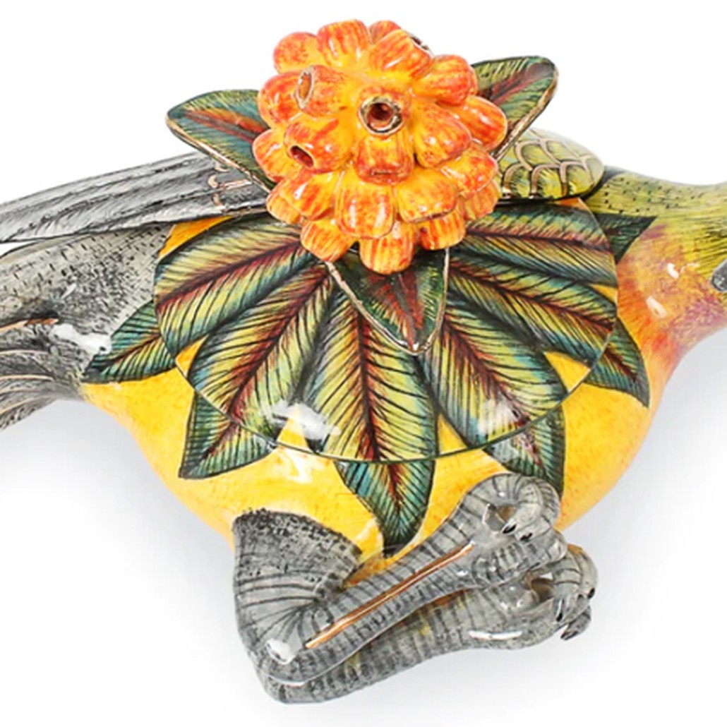 Шкатулка Птичка Sunbird Foral Box