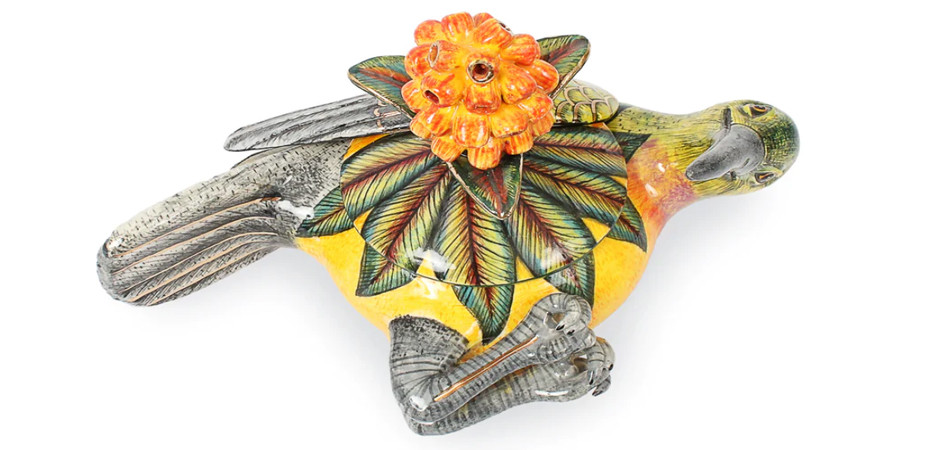 Шкатулка Птичка Sunbird Foral Box