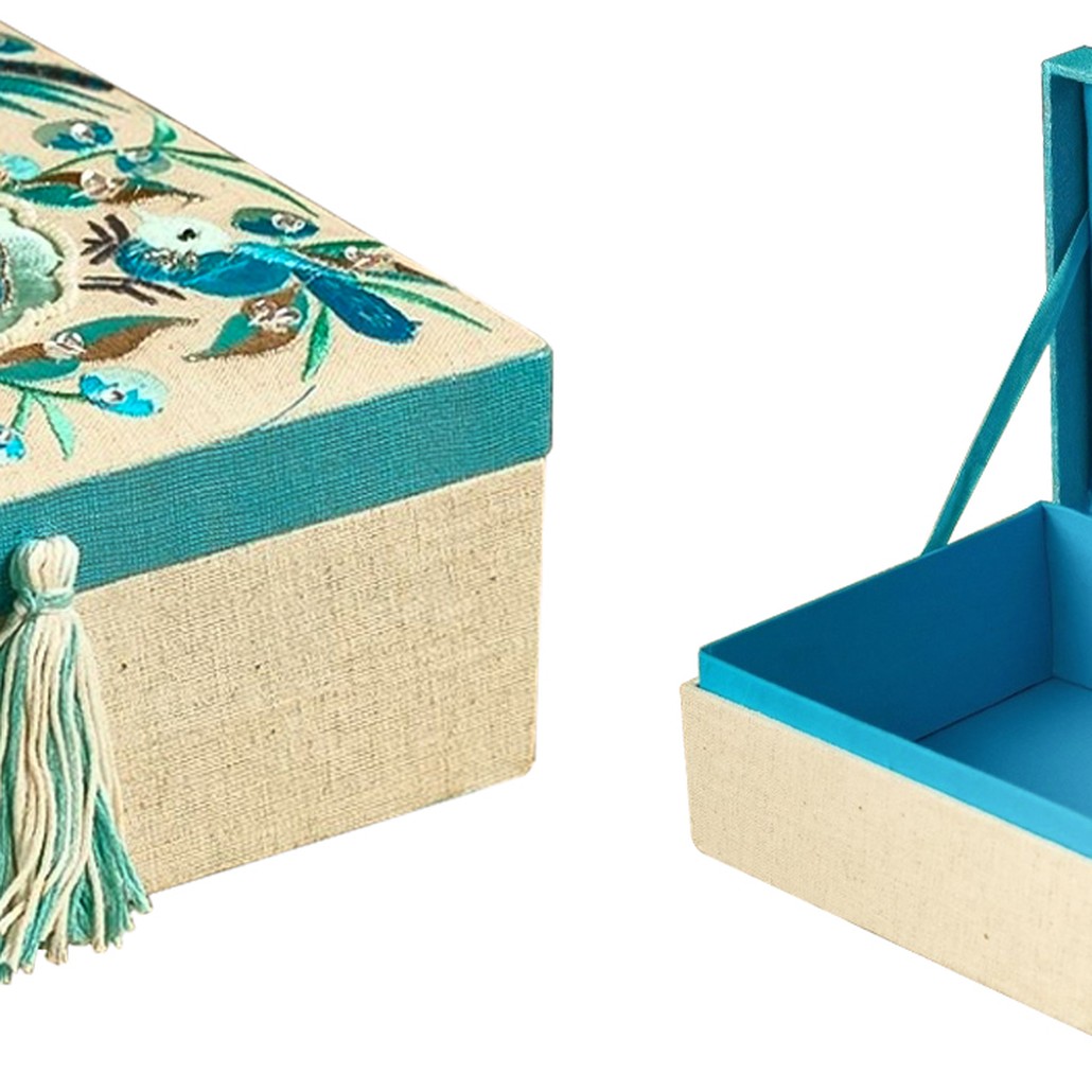 Шкатулка с вышивкой из бисера Kelley Beads Embroidery Box