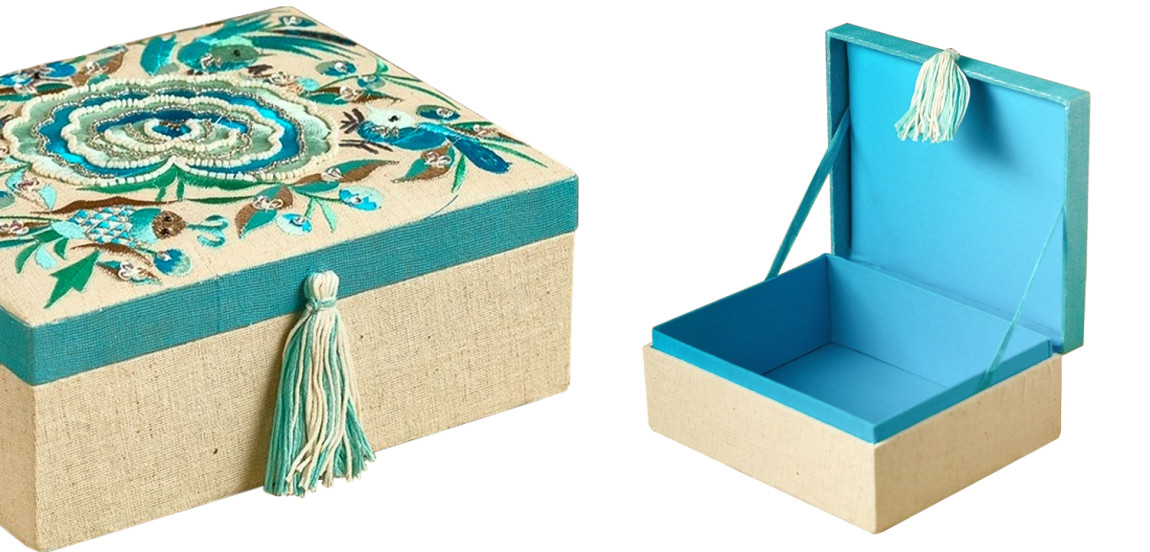Шкатулка с вышивкой из бисера Kelley Beads Embroidery Box