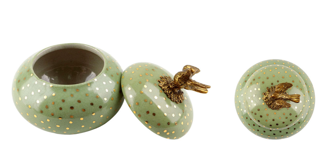 Шкатулка фарфоровая с крышкой Forest Dwellers