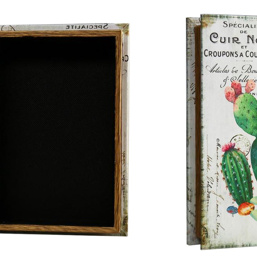 Шкатулка-книга Cactus Mirror Book Box