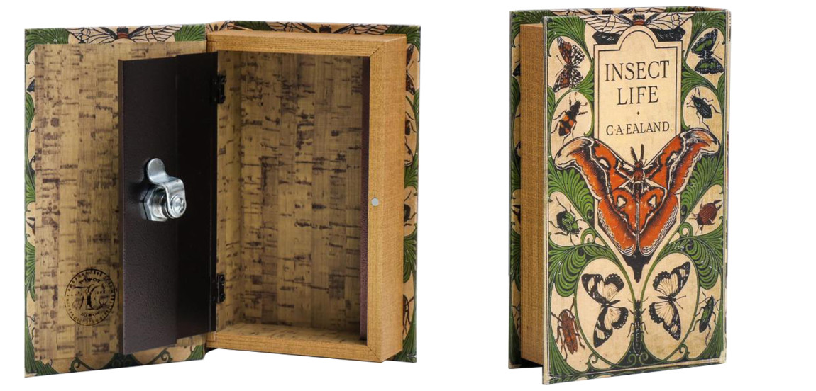 Шкатулка-книга с сейфом Insect Life Book Box