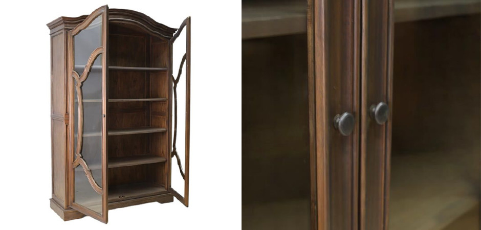 Шкаф 2-х дверный со стеклянными дверцами Interior's Romans