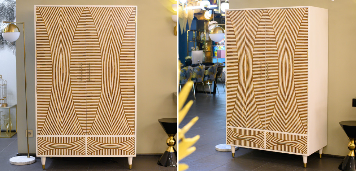 Шкаф Arc Bone Inlay