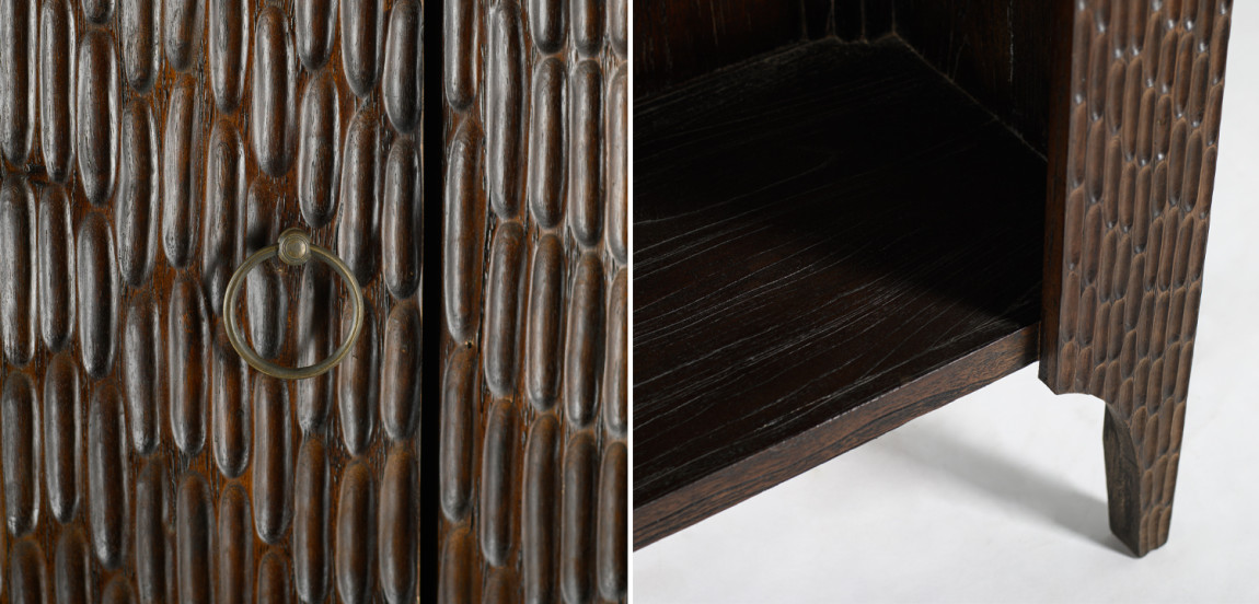 Шкаф Juniper Wood Carved Cabinet
