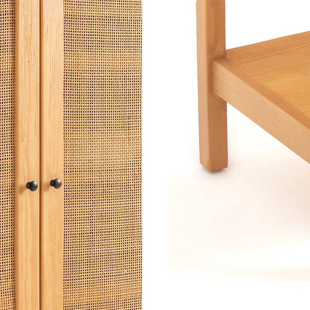 Шкаф Niels Wicker Cupboard 2 Doors