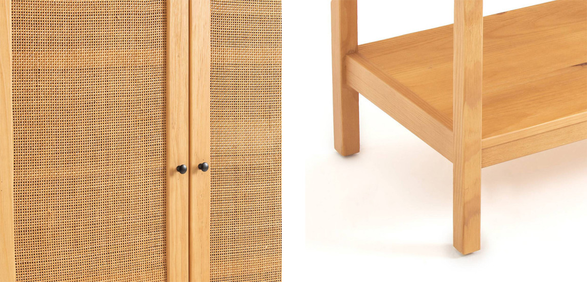 Шкаф Niels Wicker Cupboard 2 Doors
