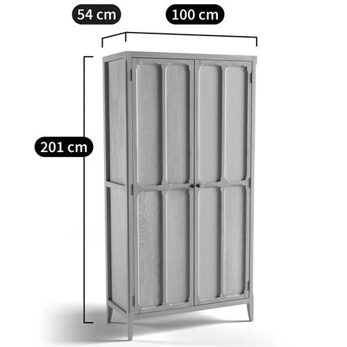 Шкаф белый Silva White Cabinet