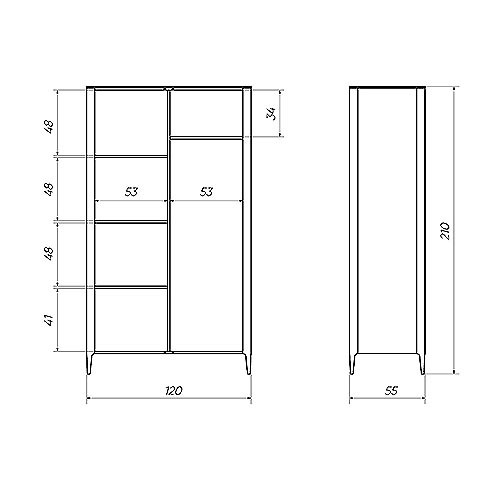 Шкаф двухстворчатый Type