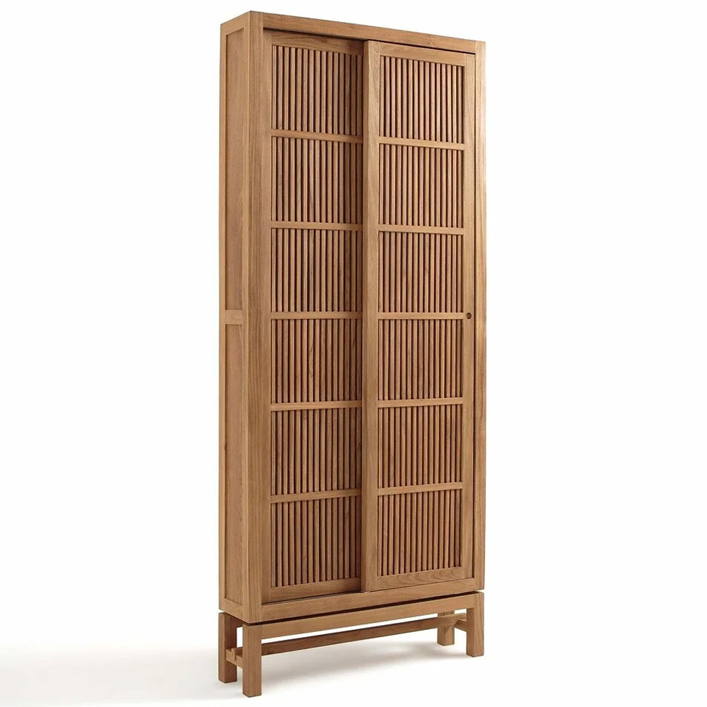 Шкаф из массива тика Okino Wood Cabinet