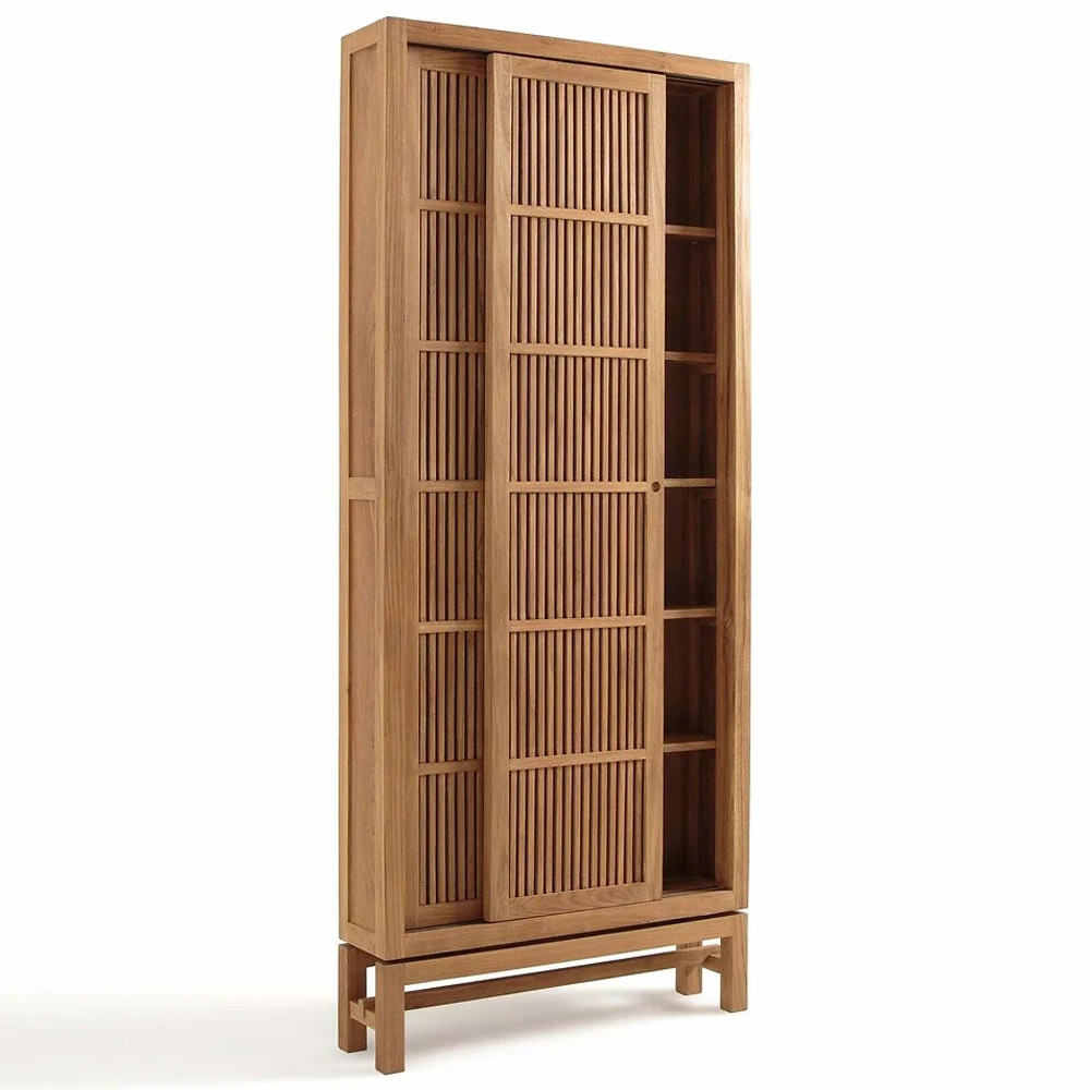 Шкаф из массива тика Okino Wood Cabinet