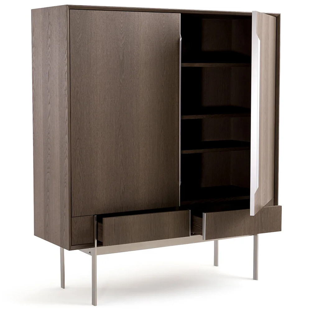 Шкаф из серого дуба Sawada Gray Oak Cabinet