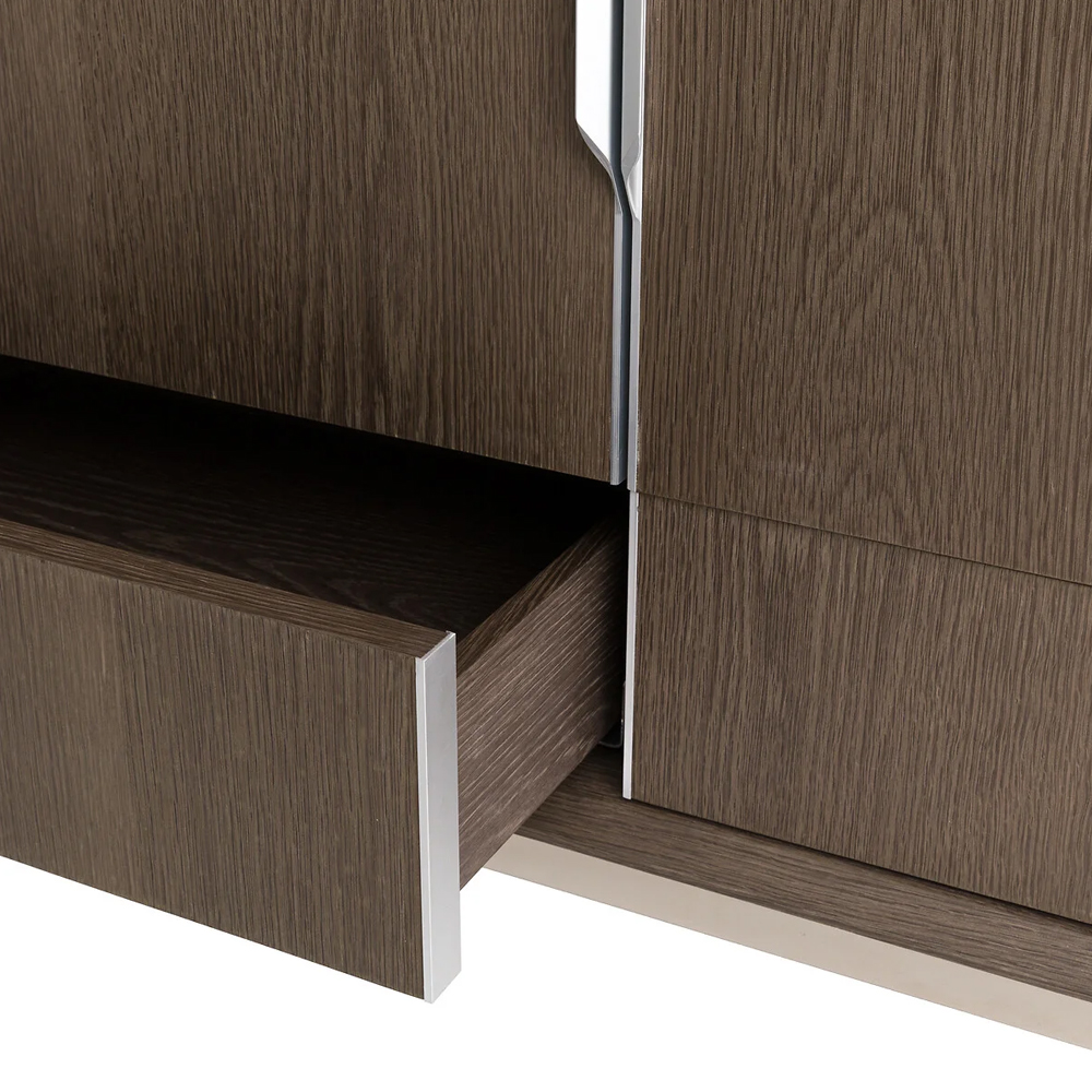 Шкаф из серого дуба Sawada Gray Oak Cabinet