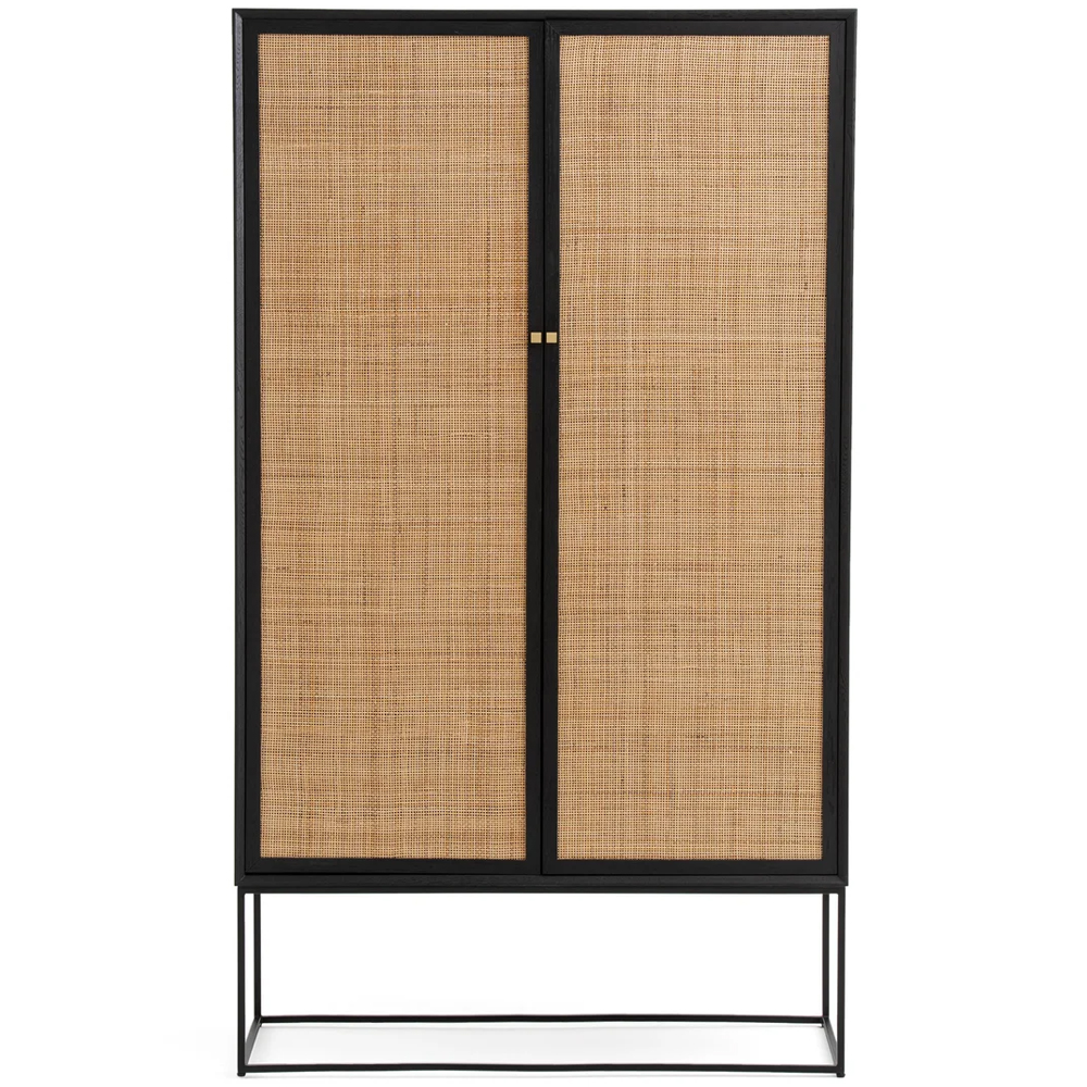 Шкаф с 2-мя дверцами из ротанга ручной работы Fuse Wicker Furniture