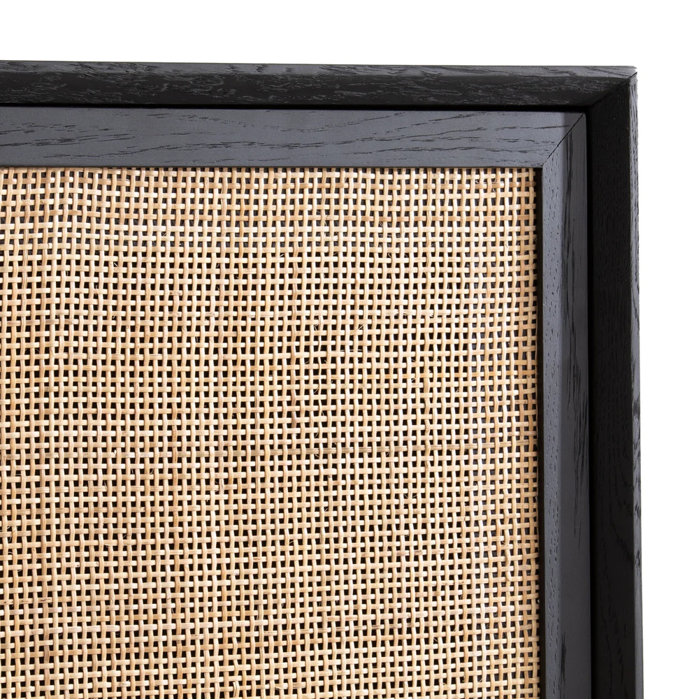 Шкаф с 2-мя дверцами из ротанга ручной работы Fuse Wicker Furniture